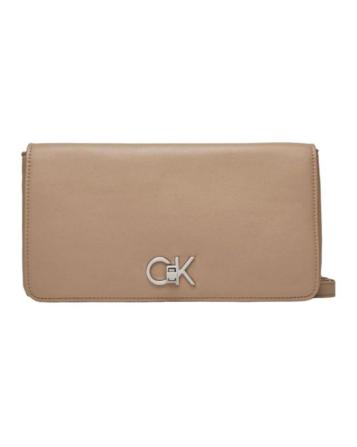 Calvin Klein Natural Shoulder Bags