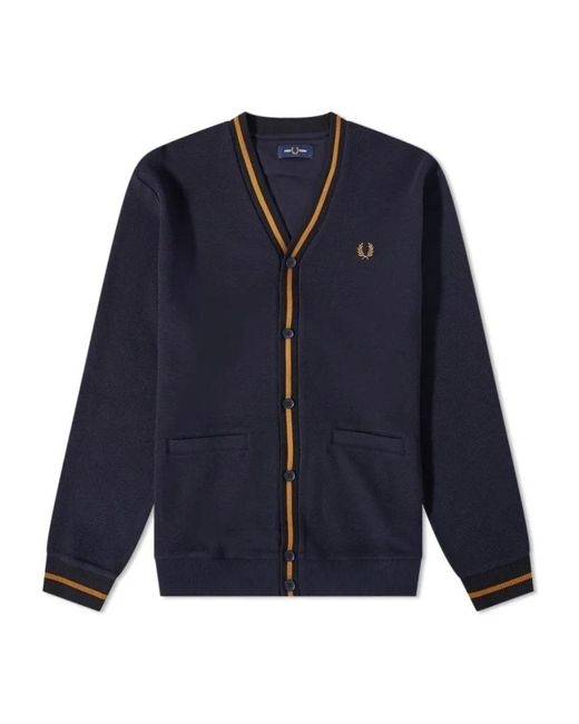 Fred Perry Blue Cardigans for men