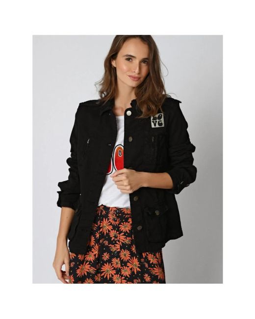 Five Jeans Veste Liberty in het Black