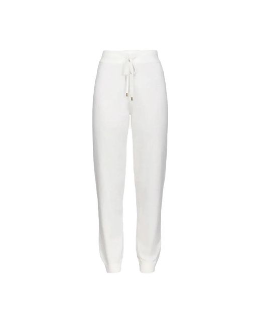 Pinko White Sweatpants