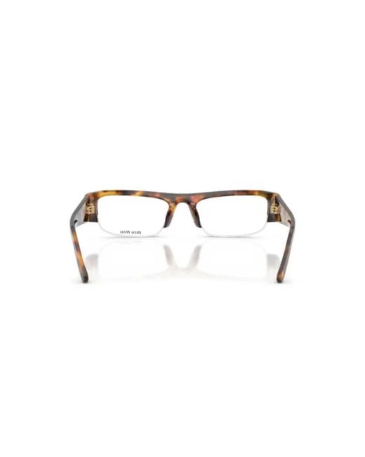 Miu Miu Brown Glasses