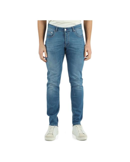 Daniele Alessandrini Blue Slim-Fit Jeans for men