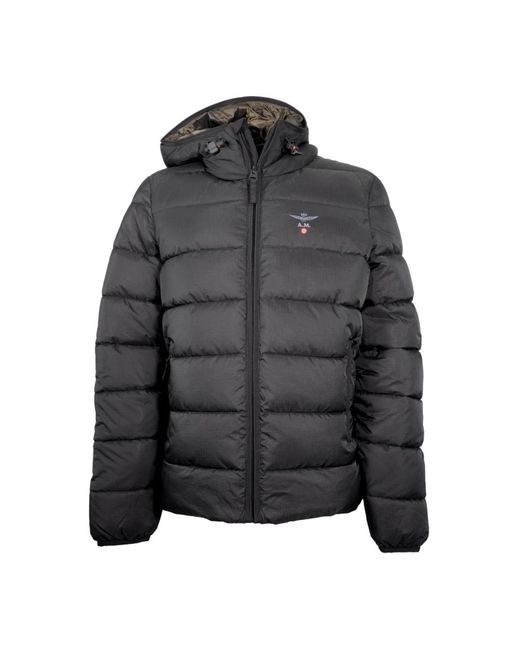 Winter Jackets di Aeronautica Militare in Black da Uomo