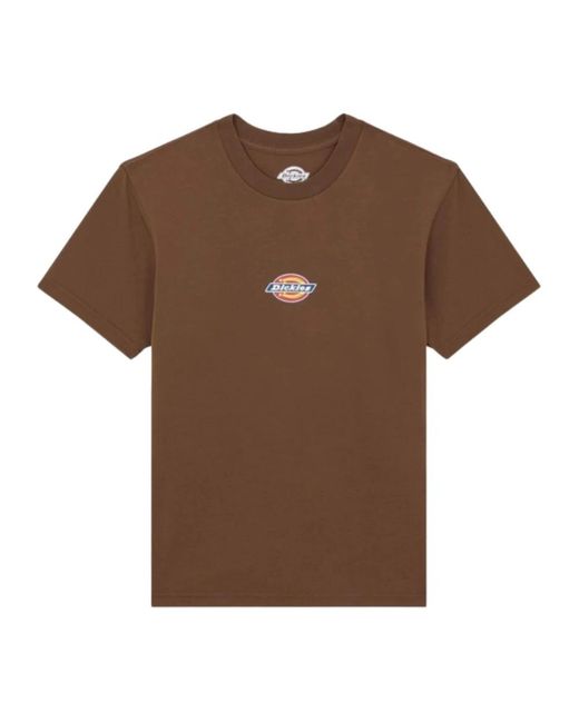 Dickies Maple Valley Reg Tee in het Brown
