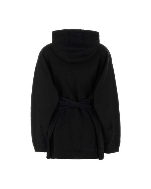 MM6 by Maison Margiela Black Hoodies