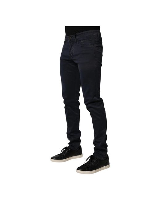 Siviglia Black Slim-Fit Jeans for men
