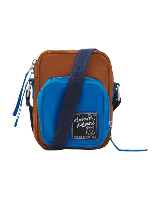 Cross Body Bags di Maison Kitsuné in Blue da Uomo