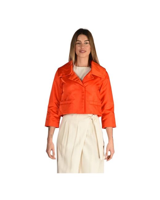 Add Jassen ,Oranje ,Polyester Blazerjas in het Red