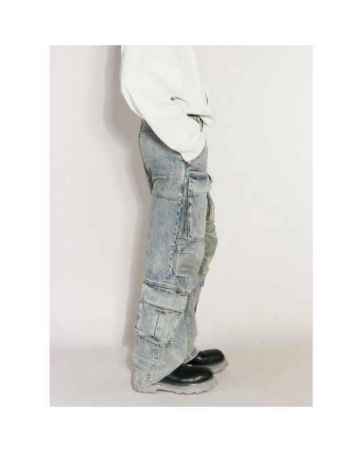 Jeans > straight jeans Entire studios pour homme en coloris Gray