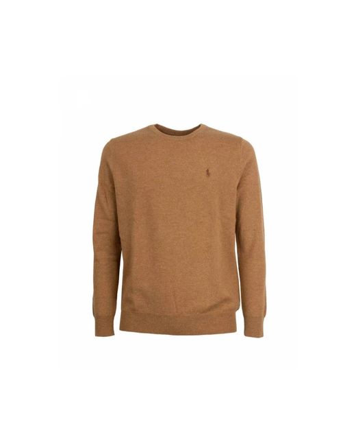 Polo Ralph Lauren Brown Round-Neck Knitwear for men