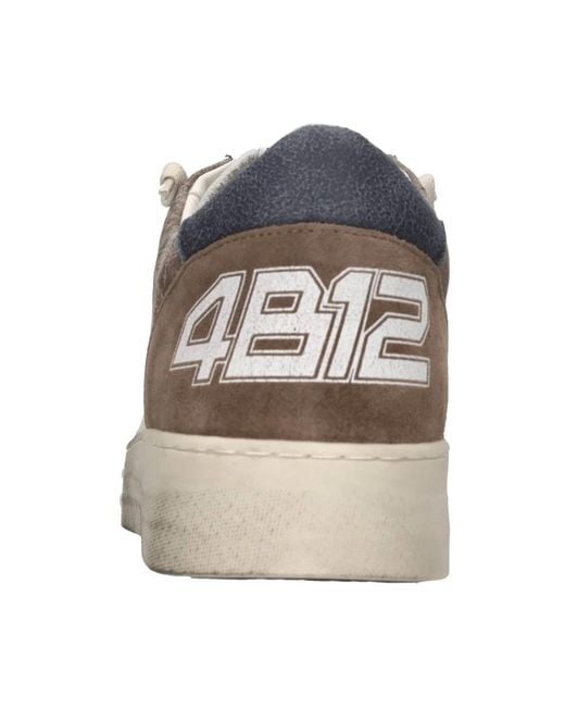 4b12 Brown Sneakers for men