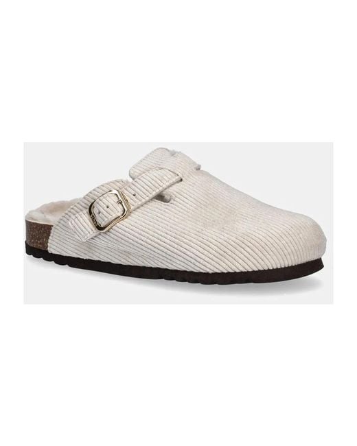 Mules di Scholl in White