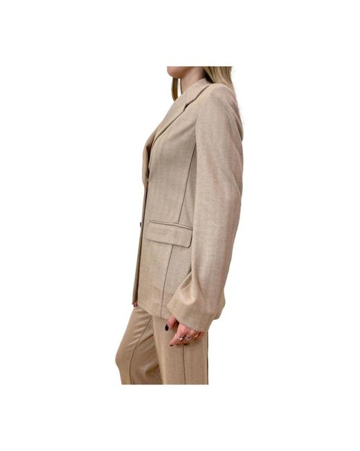 Max Mara Natural Blazers