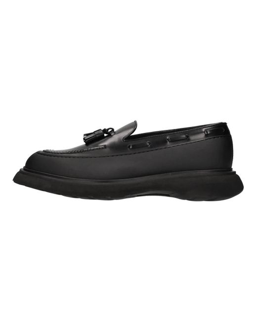 Doucal's Ledermokassins in Black für Herren