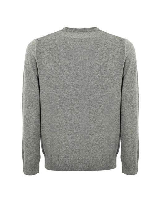Polo Ralph Lauren Grauer wollpullover langarm rundhalsausschnitt in Gray für Herren