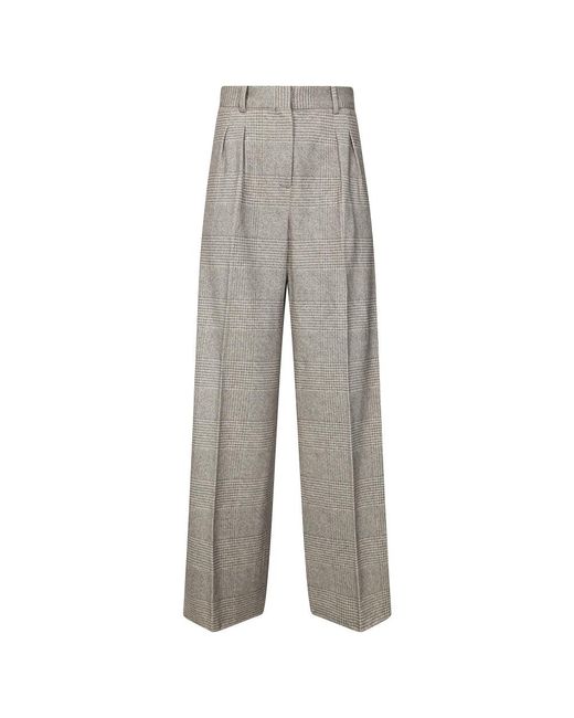Circolo 1901 Gray Wide Trousers