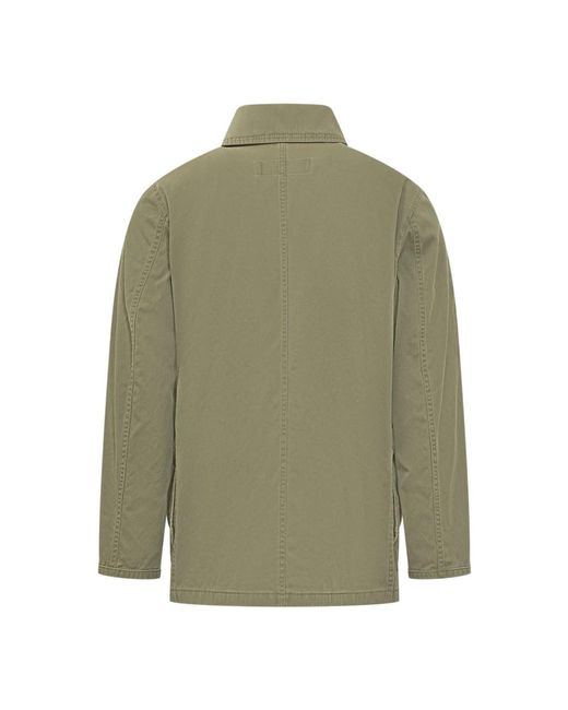 Fay Toggle Collar Jacket in Green für Herren