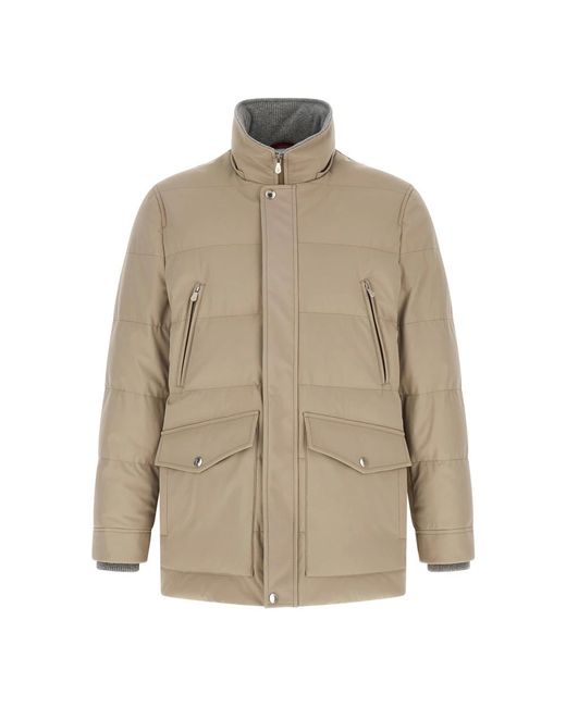 Brunello Cucinelli Natural Parkas for men