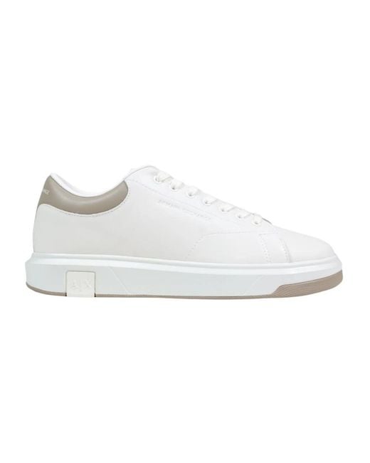 ARMANI EXCHANGE White Sneakers for men