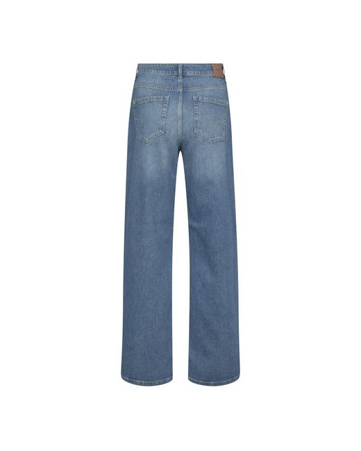 Mos Mosh Blue Straight Fit Jeans