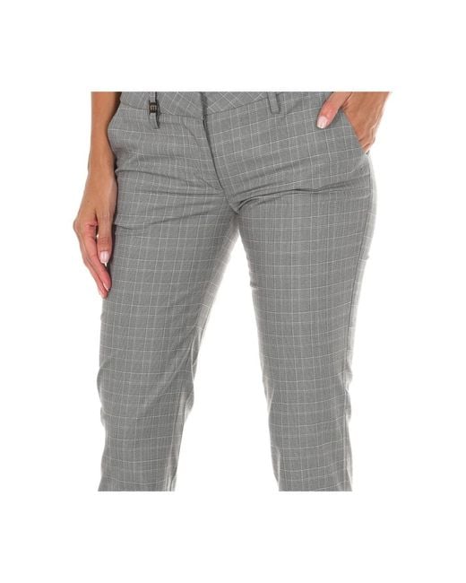 Met Gray Slim-Fit Trousers