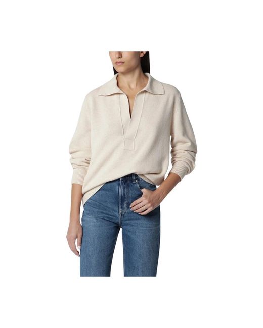 Victoria Beckham Blue V-Neck Knitwear