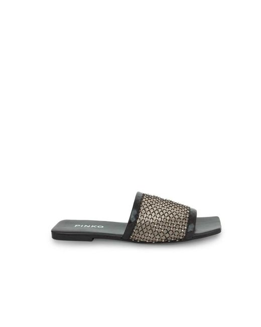 Pinko Black Sliders