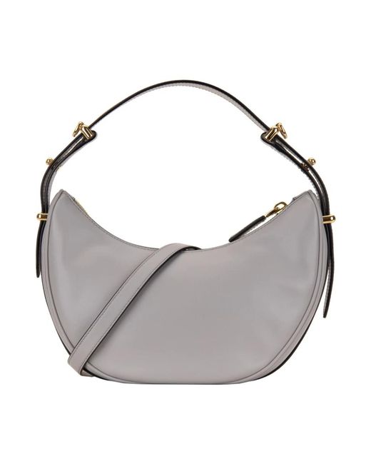 Prada Gray Shoulder Bags