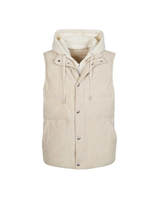 Vests Eleventy de hombre de color Natural