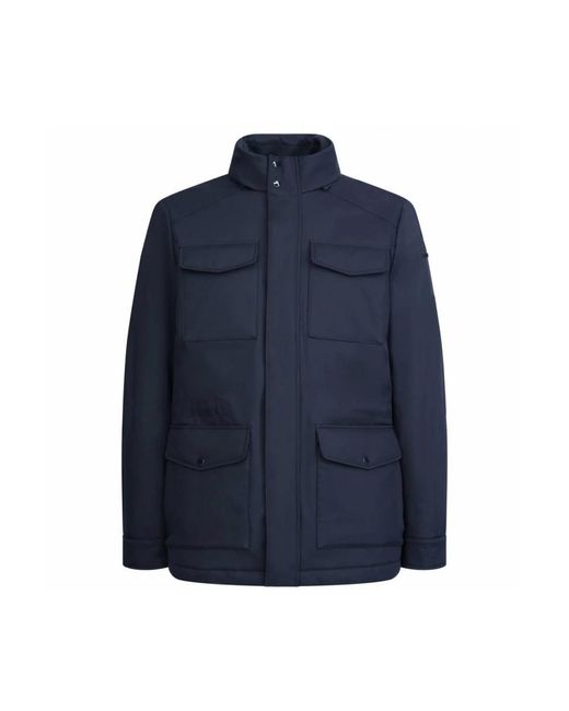 Geox Jassen ,Blauw ,Polyester Stijlvolle Lichtgewicht Jas in het Blue voor heren