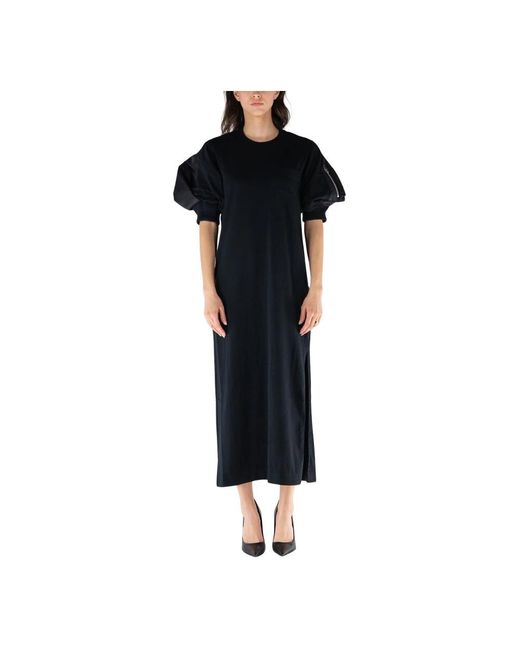 Sacai Black Midi Dresses