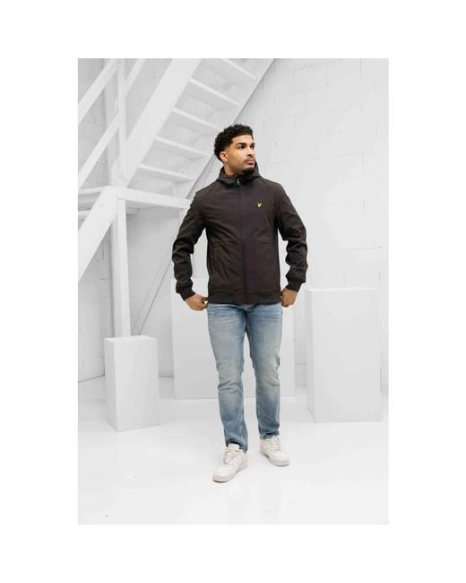 Lyle & Scott Black Light Jackets for men
