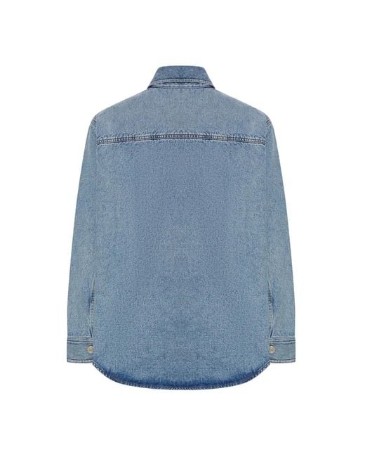 AMI Blue Denim Shirts for men