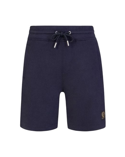 Belstaff Blue Casual Shorts for men