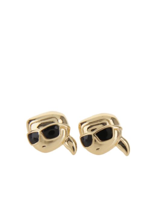 Karl Lagerfeld Metallic Earrings