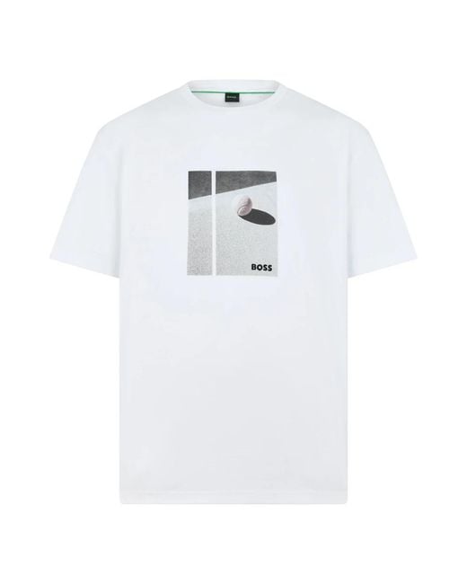 Boss White T-Shirts for men