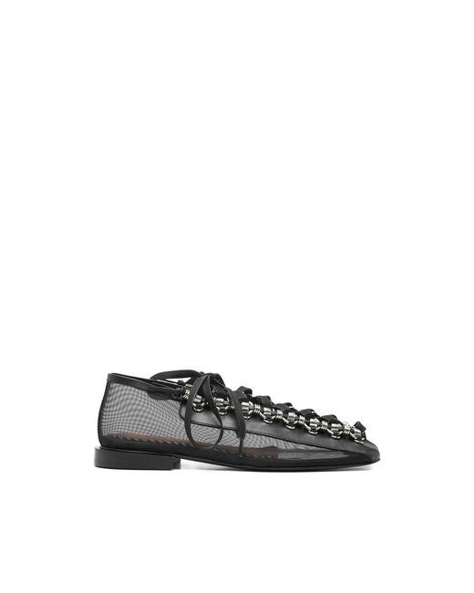 Toga Black Laced Shoes