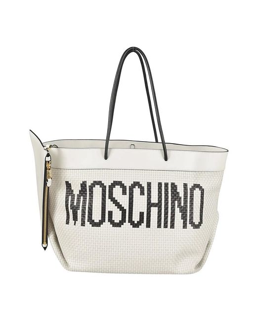 Bags > tote bags Moschino en coloris Metallic