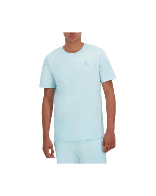 Le Coq Sportif T-Shirts in het Blue voor heren