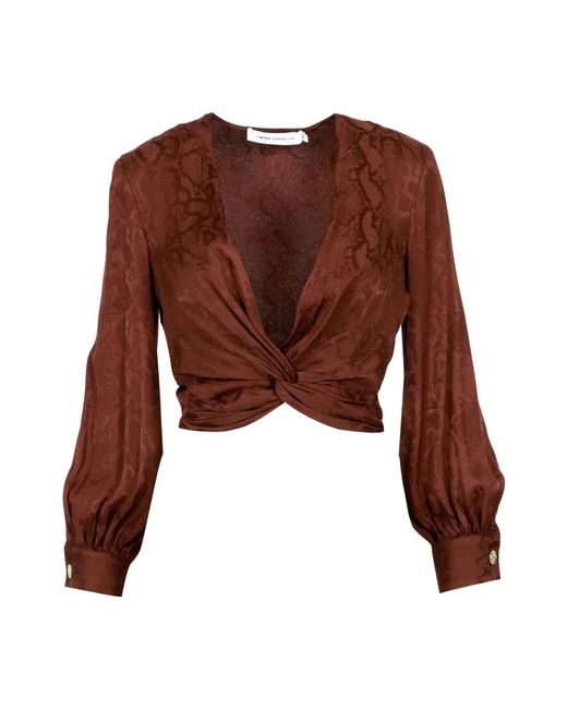 Blouses SIMONA CORSELLINI de color Brown