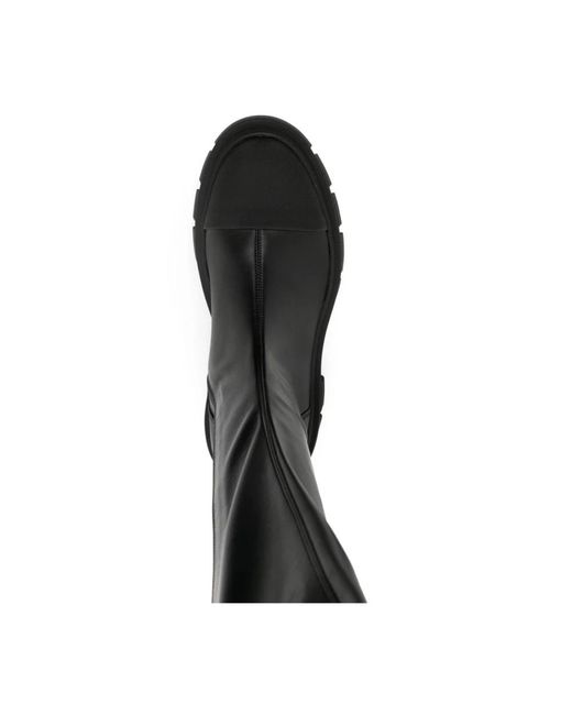 Moncler Black Over-The-Knee Boots