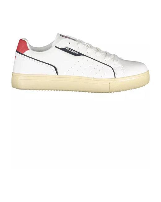 Carrera Weißer Polyethylen Sneaker mit Kontrastdetails in White für Herren