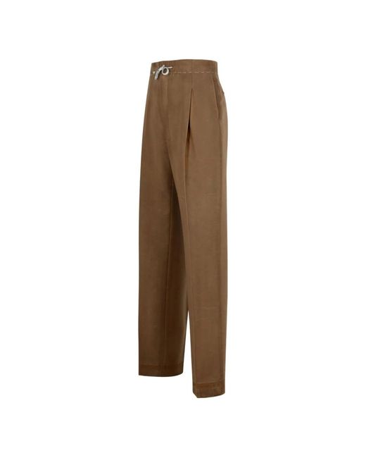 Maison Margiela Wijde Broek in het Brown voor heren