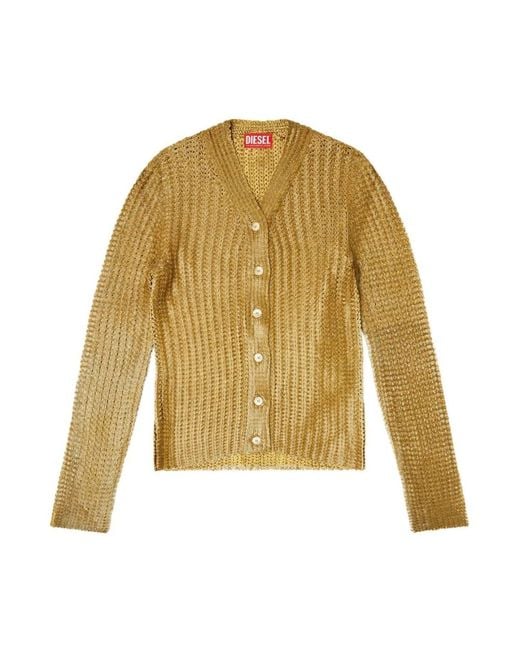 DIESEL Yellow Cardigans