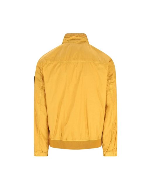 Stone Island Jassen ,Geel ,Outerwear in het Yellow voor heren