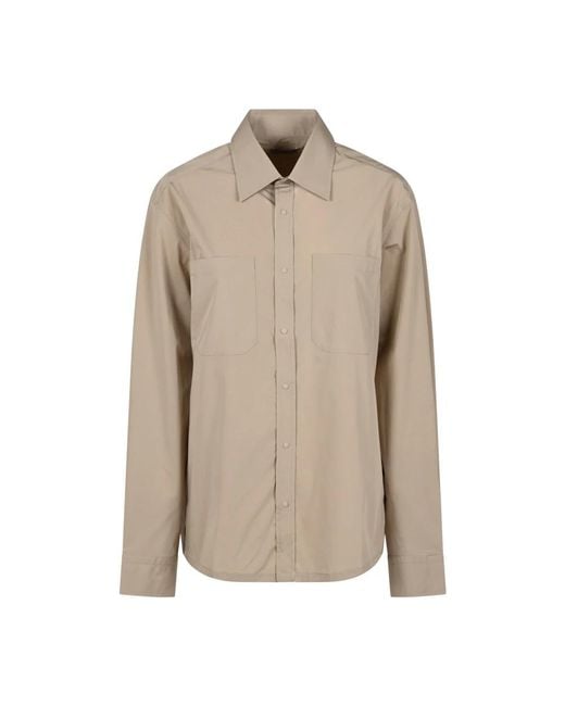 Herno Plain Shirt in het Natural voor heren