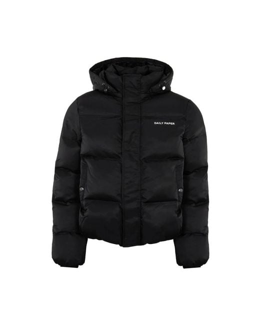 Daily Paper Black Winter Jackets for men