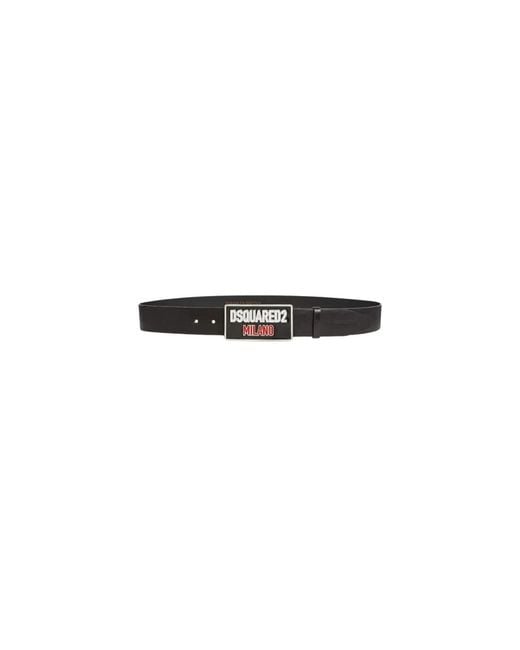 DSquared² Black Belts for men