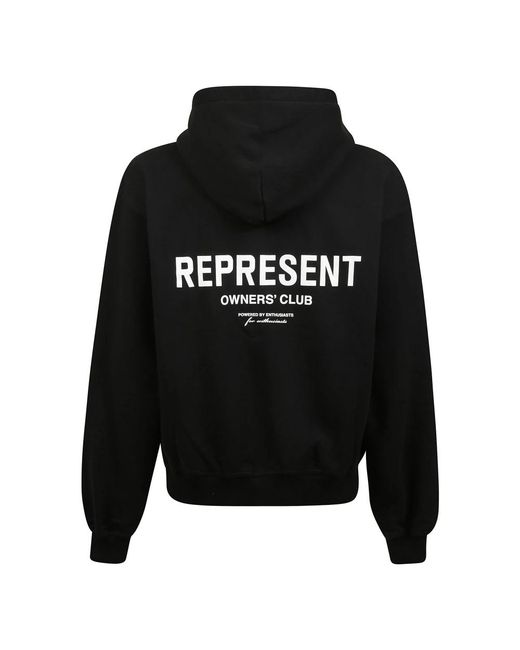 Zip-Throughs Represent de hombre de color Black