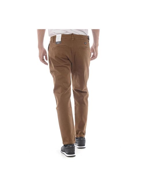 Daniele Alessandrini Brown Chinos for men